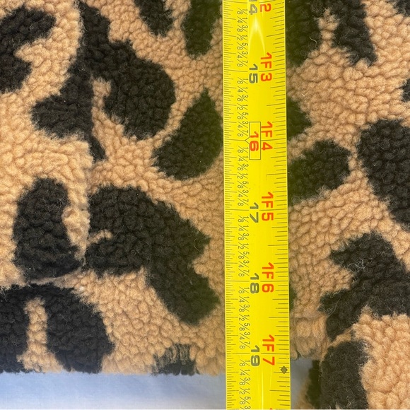 APPARIS Tiarra Teddy Bear Jacket Leopard Shearling Size XS - Picture 11 of 12